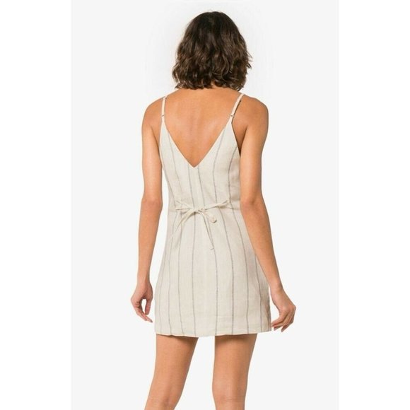 Reformation Cayman 100% Linen Mini Dress XL - Picture 5 of 12